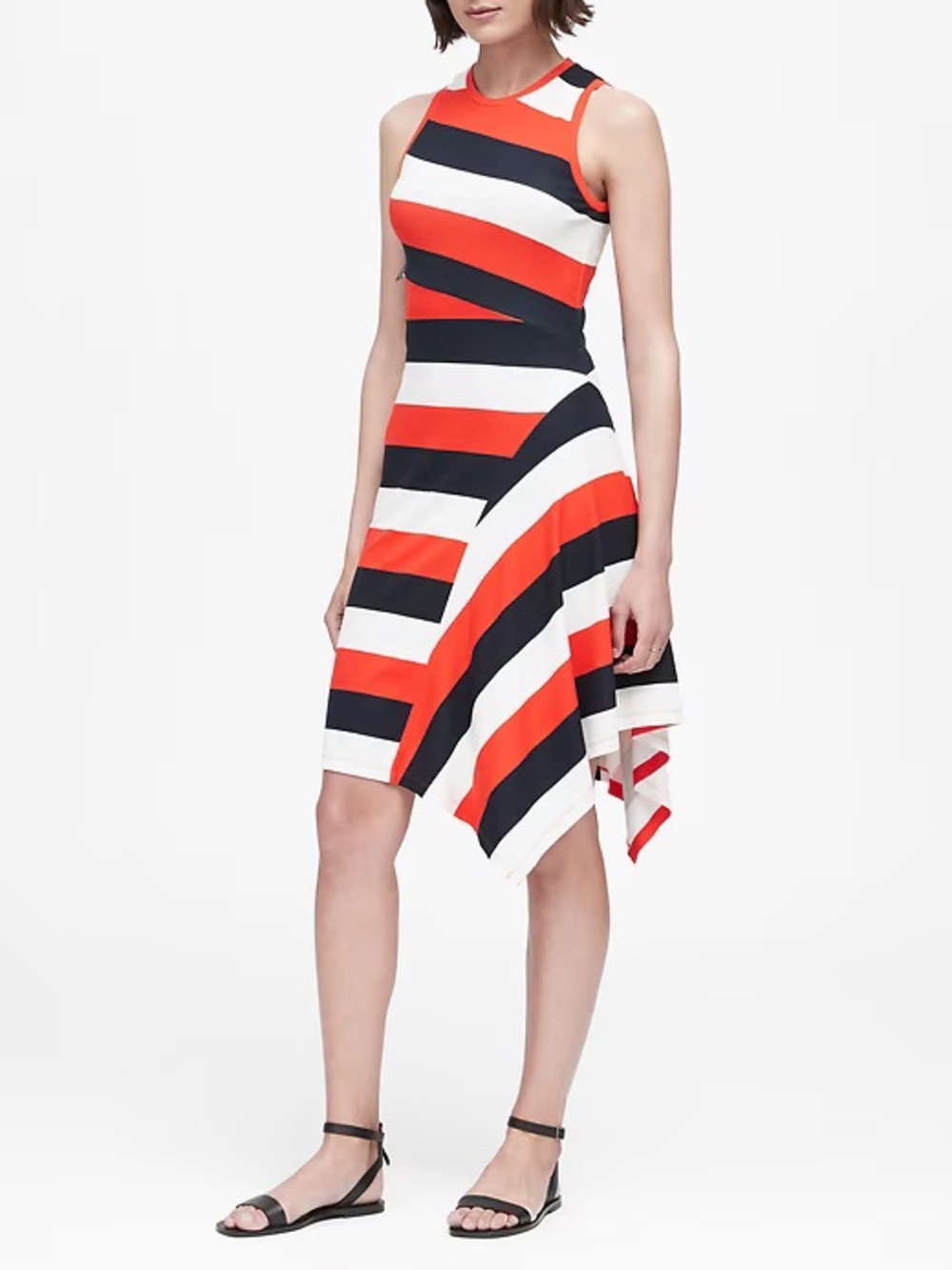 Banana Republic Asymmetrical Fit and Flare Dress